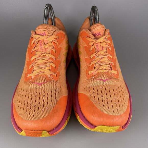 Hoka One One Torrent 3 Women’s 7 B Orange Purple Trail Running Shoes Sneaker GUC - Picture 2 of 9